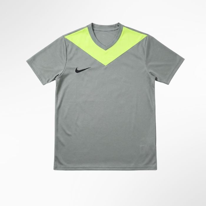 Nike Grey Sports T-Shirt with Neon Detail
