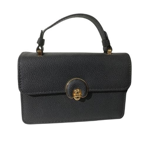 Black Leather Handbag
