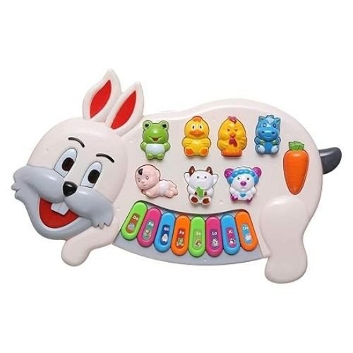 Musical Animal Keyboard Toy – Bunny Design