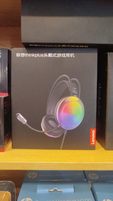 Lenovo ThinkPlus Gaming Headset – RGB Wired Headphones with Microphone