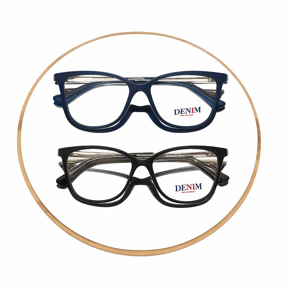 DENIM Bold Rectangle Optical Frames