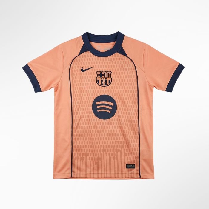 Barcelona Peach Orange Football Jersey – Premium Design