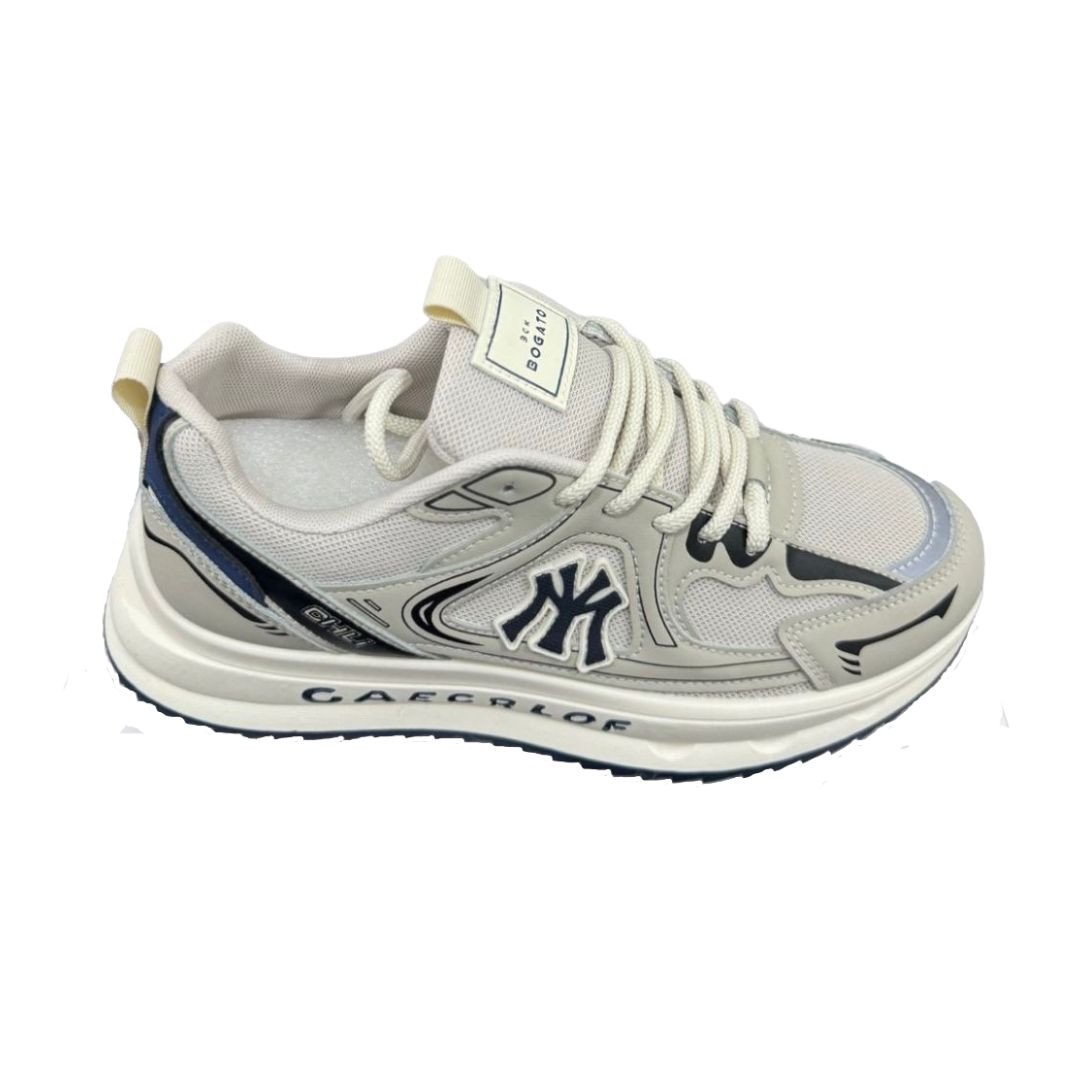 Men’s Fashion Sneakers (Beige/Navy)