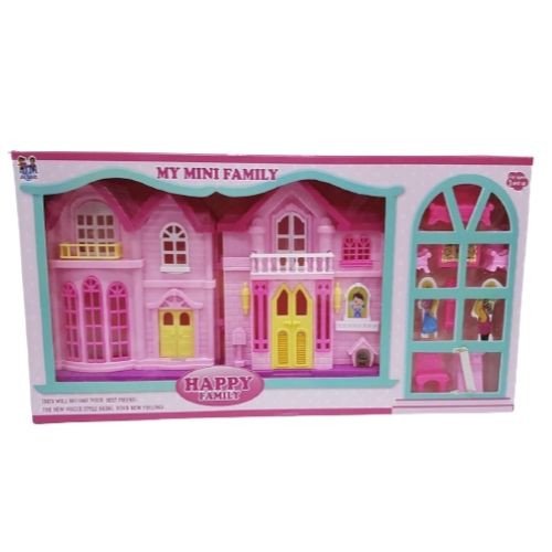 My Mini Family Happy Dollhouse Playset