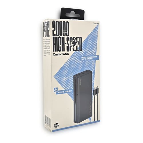 Tecno 20000mAh Power Bank TPB-P202