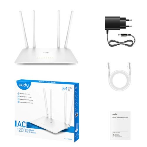 Cudy AC1200 Dual-Band Wi-Fi Router (4 Antennas)